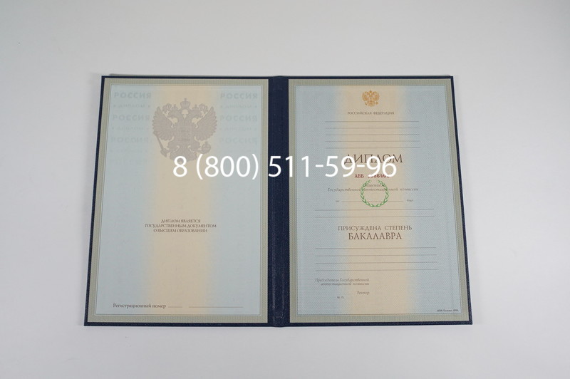 Диплом бакалавра 1997-2002 годов в Новомосковске