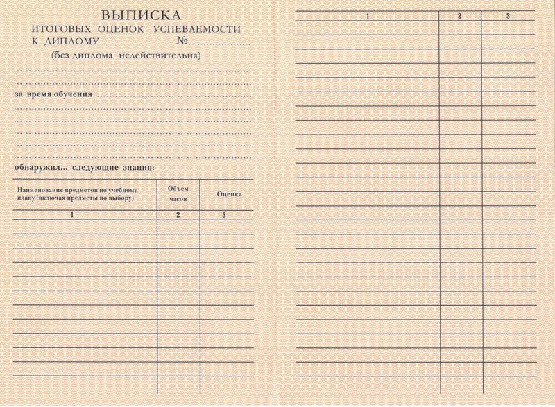 Купить Диплом о начальном образовании 1995-2006 годов в Новомосковске