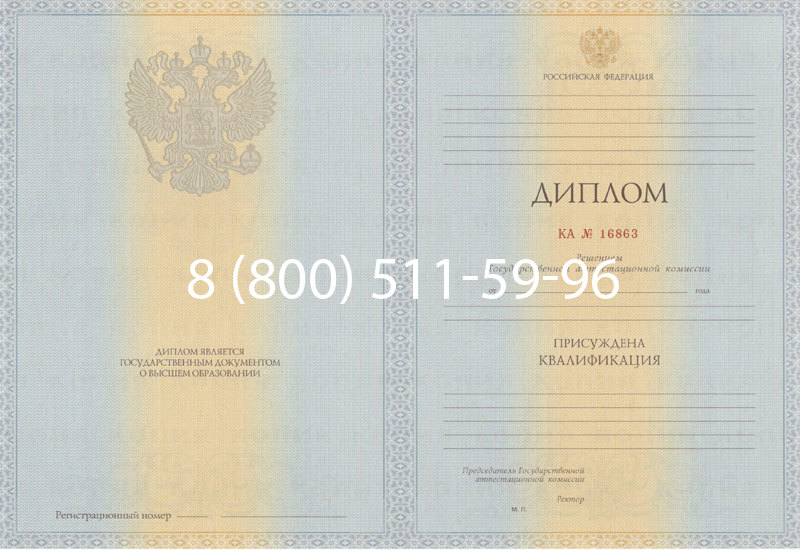 Купить Диплом специалиста 2012-2013 годов в Новомосковске