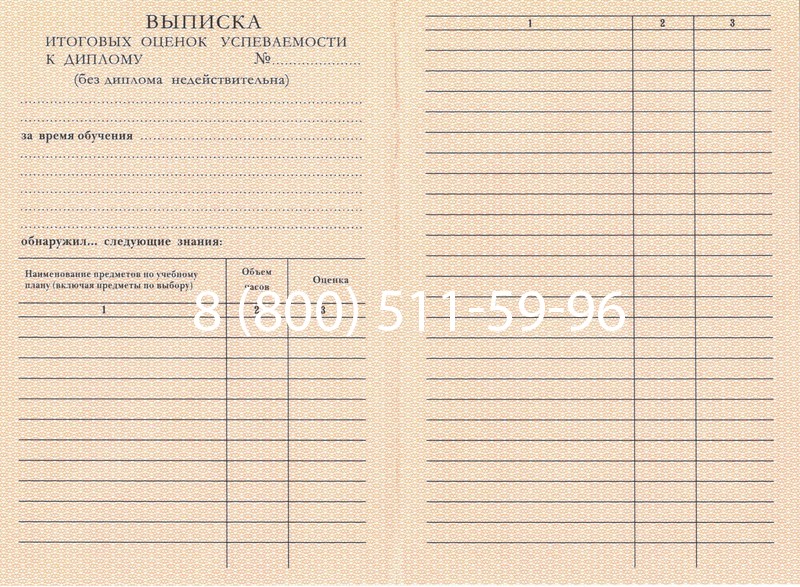 Купить Диплом училища 1995-2006 годов в Новомосковске